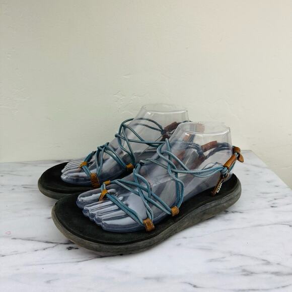 Teva Voya Infinity Blue Strappy Sandals Women’s Size 8.5 - Picture 1 of 10
